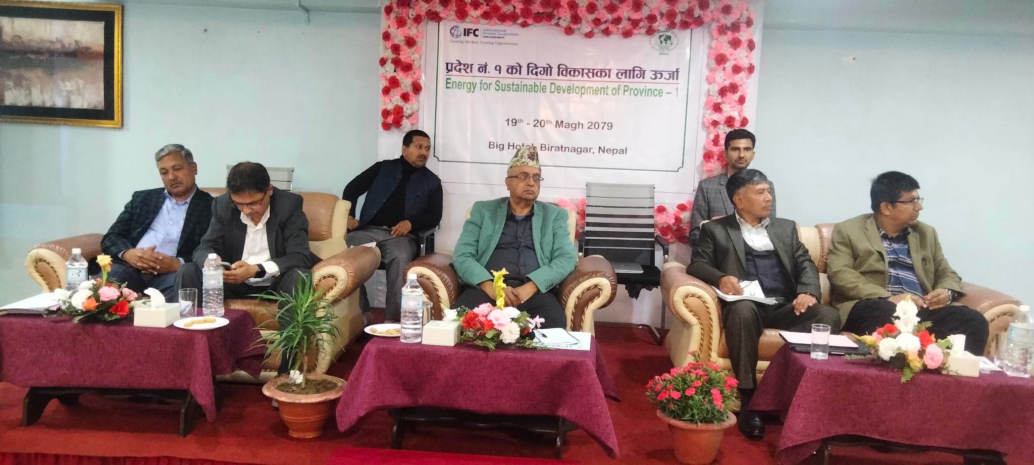 प्रदेश १ मा उर्जा क्षेत्रमा लगानी बढाउनुपर्नेमा जोड