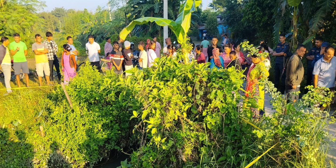 मोरङको सुन्दरहरैंचामा डुबेको अवस्थामा एक पुरुषको शव फेला
