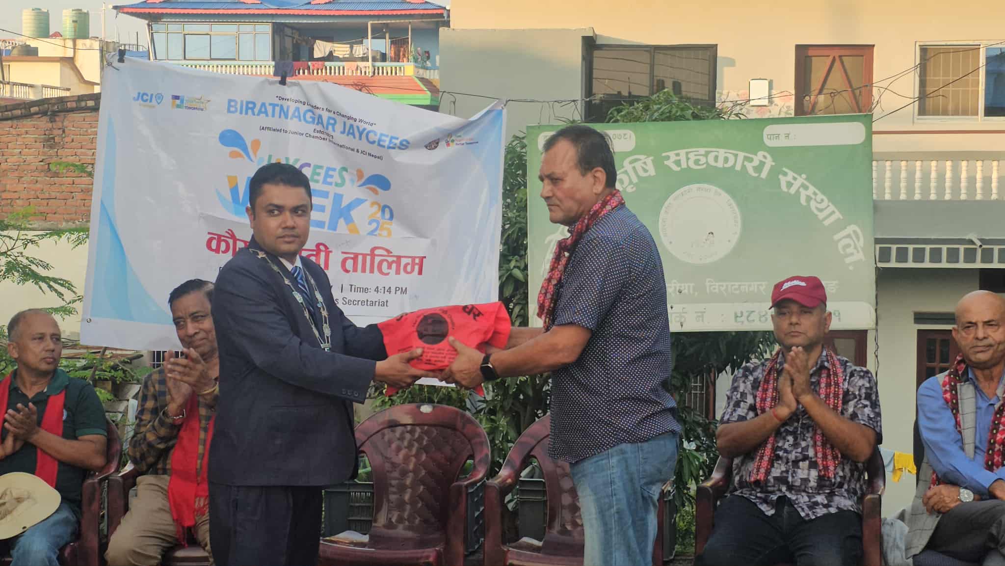 विराटनगर जेसीजको आयोजनामा कौशी खेती तालिम सम्पन्न